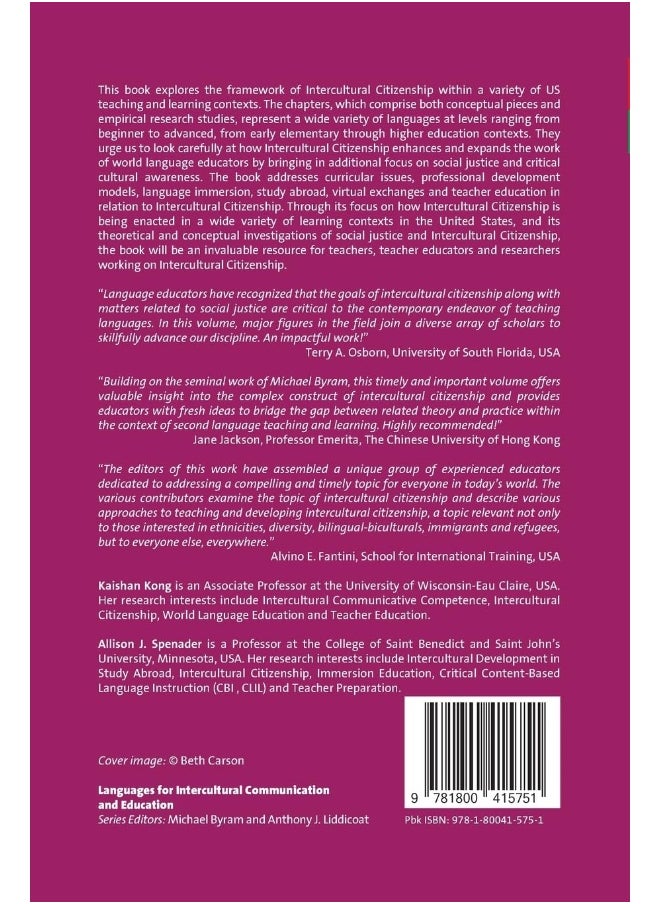Intercultural Citizenship in Language Education: Teaching and Learning Through Social Action  - Image 1