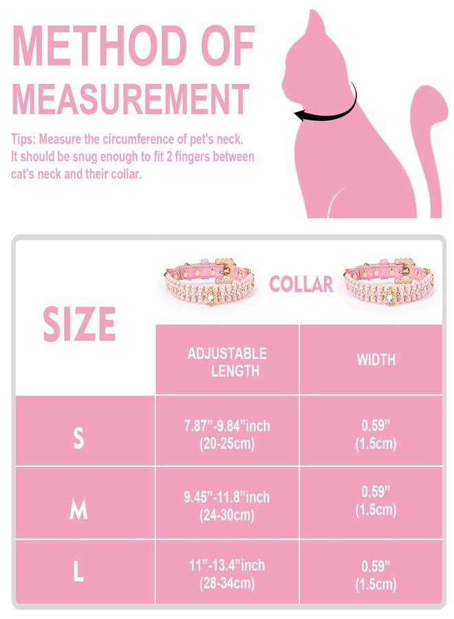 HOWWFALY Dog Cat Pearl Collars with Spider Crystal Rhinestone PU Leather Collars Necklace Adjustable Collar Dog Chain Cat White Pearl Pet Collar for Small Medium Pets - Image 2