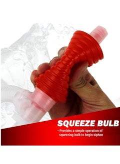 USTIDE Liquid/Fuel Transfer Siphon Pump - Large Squeezing Syphon for Lawn Mowers & Manual Pumping Petrol, Water, and more  - Image 5