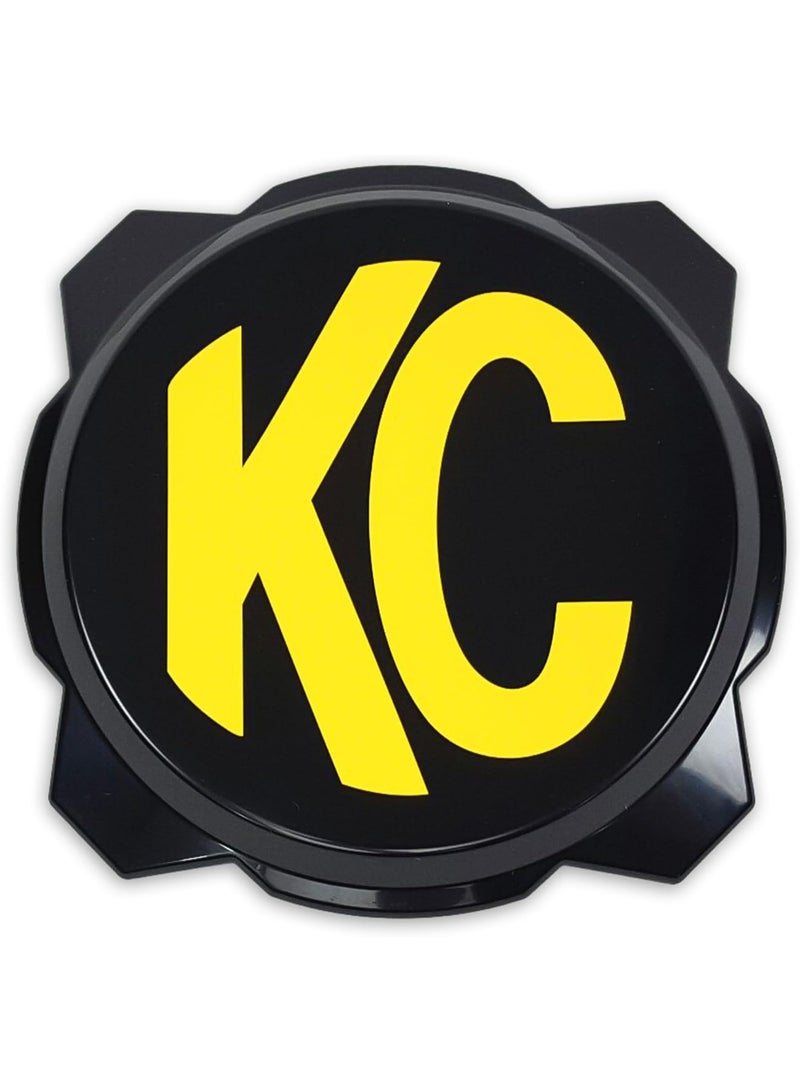 KC HiLiTES 5111 Black Hard Cover with Yellow KC Logo For PRO6 Light (Ea)