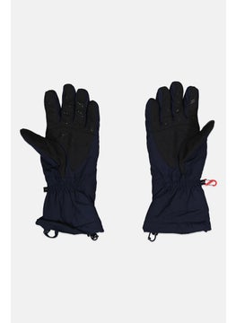 adidas By Stella McCartney Women 1 Pair Brand Logo Gloves, Navy Blue  - Image 2