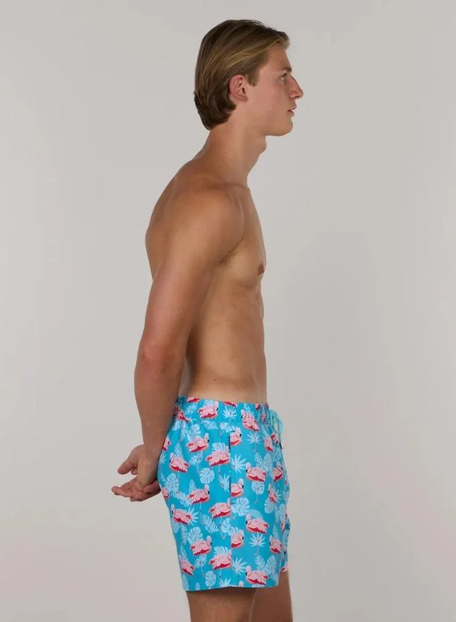 Just Nature Resting Flamingo Swim Shorts Resting Flamingo for Men | Best Price UAE