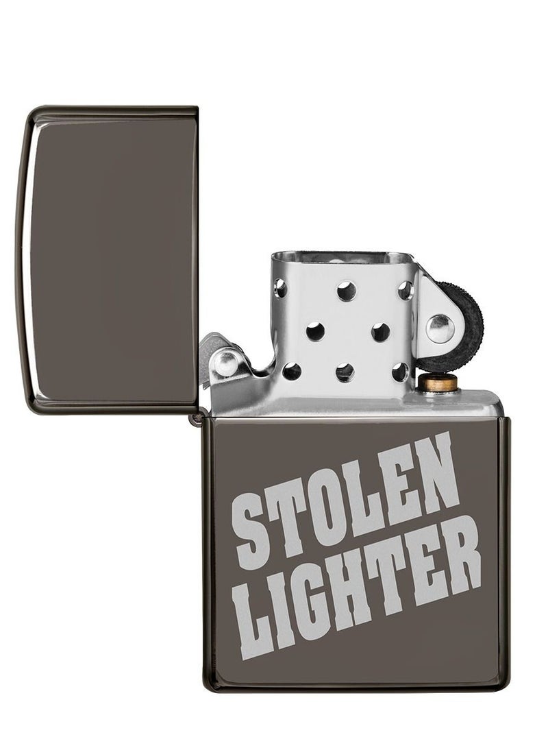 Zippo ولاعة ستيلون بلاك ايس المقاومة للرياح - Image 2