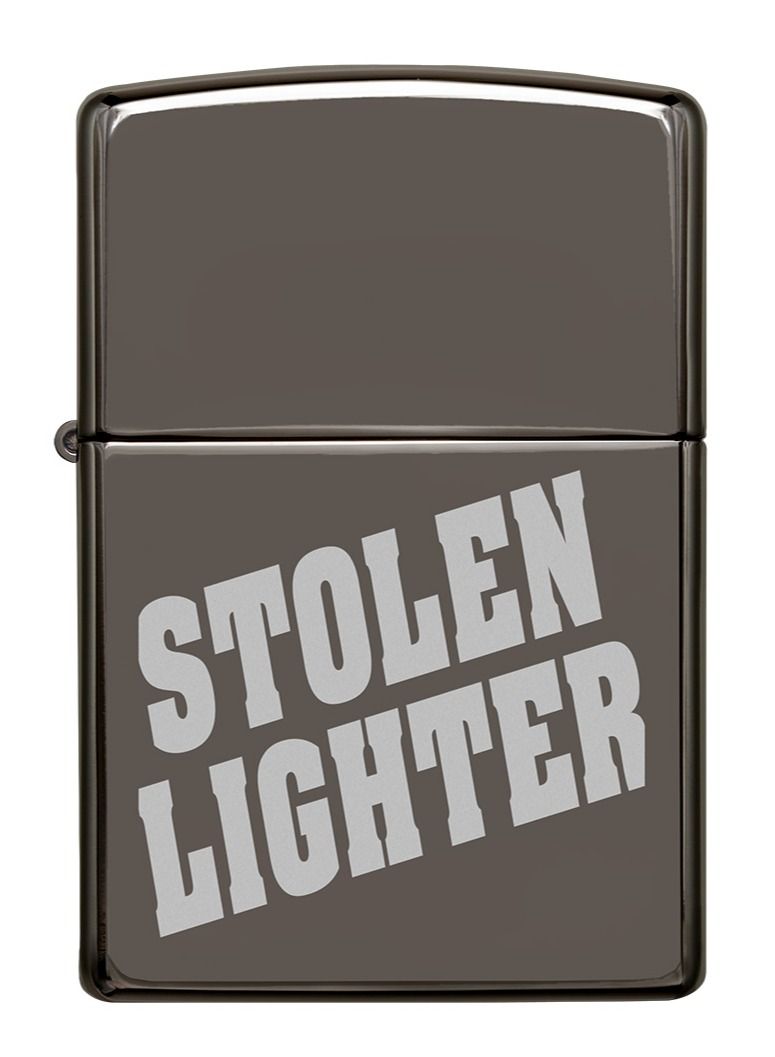 Zippo ولاعة ستيلون بلاك ايس المقاومة للرياح - Image 1