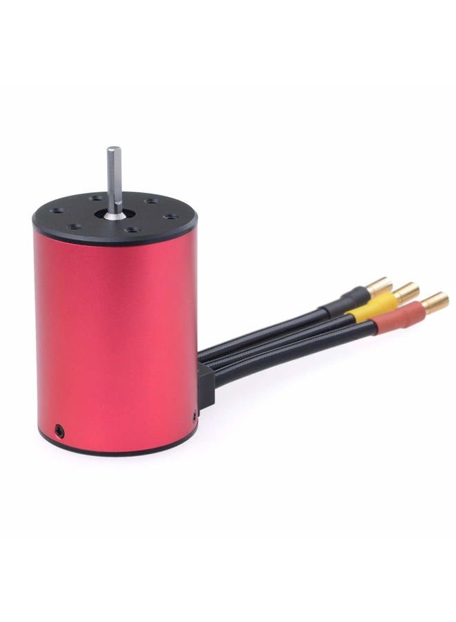 KingVal Replacement 3650 4500KV Waterproof Brushless Motor Shaft 3.175mm Compatible with 1/10 RC Car - Image 3