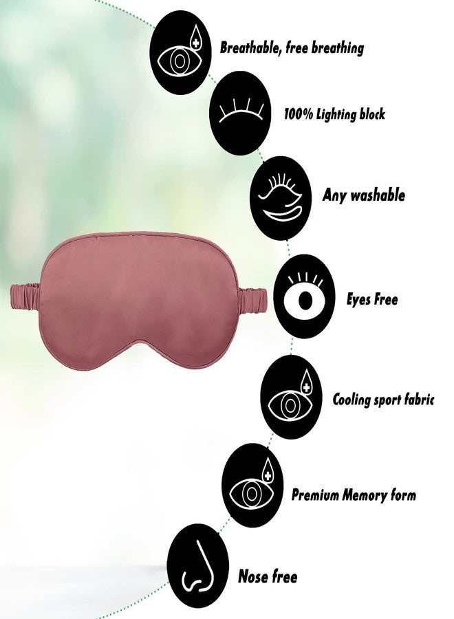 Avirons Silk Satin Bonnet with Eye Mask for Sleep | Hair Cap and Scrunchies | Fully Reversible Pure Satin Hair Bonnet with Sleeping Eye Mask | Pure Satin Hair Bonnet Cap for Women/Girl - Image 3