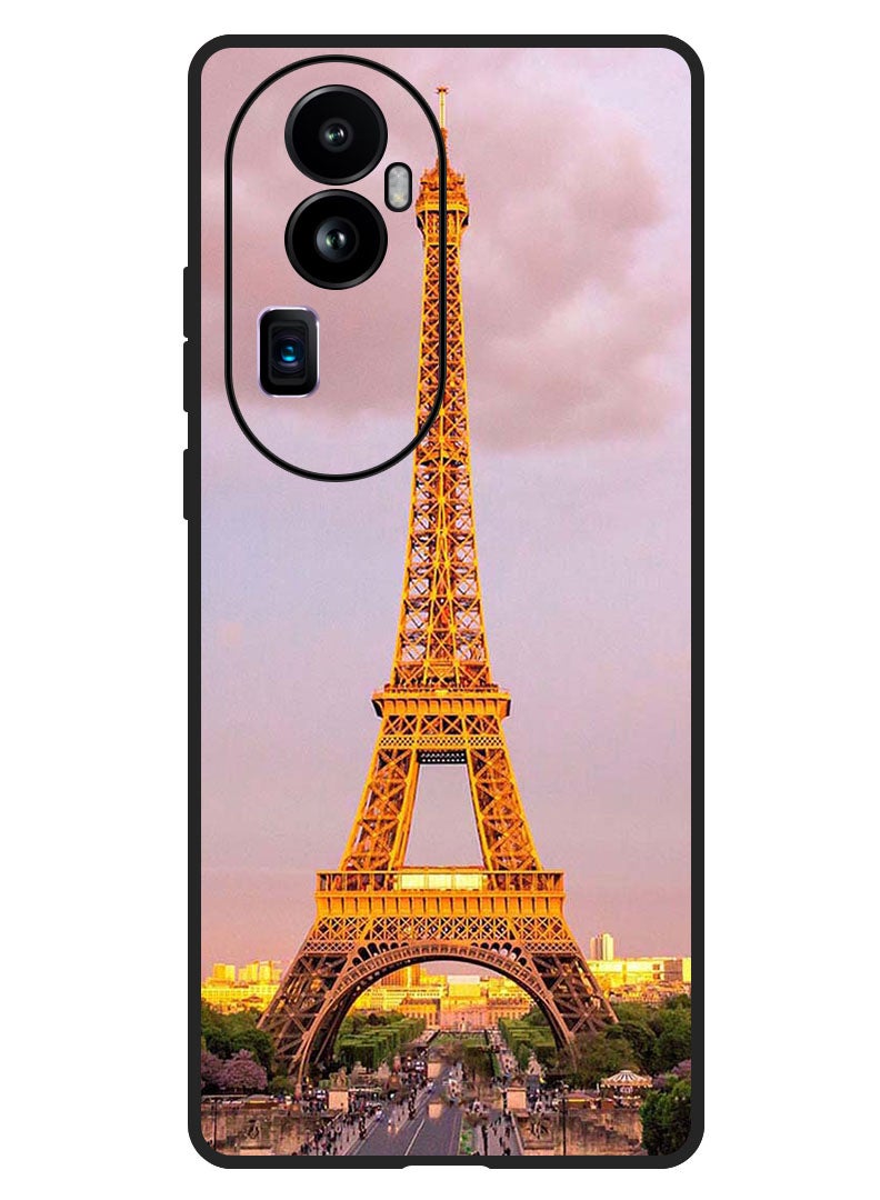 Theodor Protective Case Anti Scratch Shock Proof Bumper Cover For Oppo Reno 10 Pro Plus Eiffel Tower - Image 1