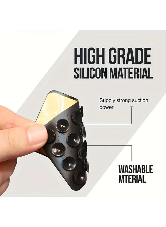 وسادة شفط مزدوجة زرقاء قوية اللاصقة حامل هاتف مرن قابض غير منزلق إكسسوارات جوال - Image 4