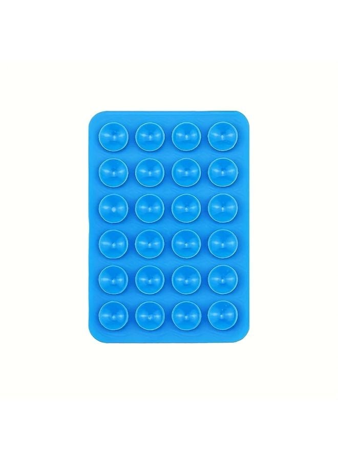 وسادة شفط مزدوجة زرقاء قوية اللاصقة حامل هاتف مرن قابض غير منزلق إكسسوارات جوال - Image 1