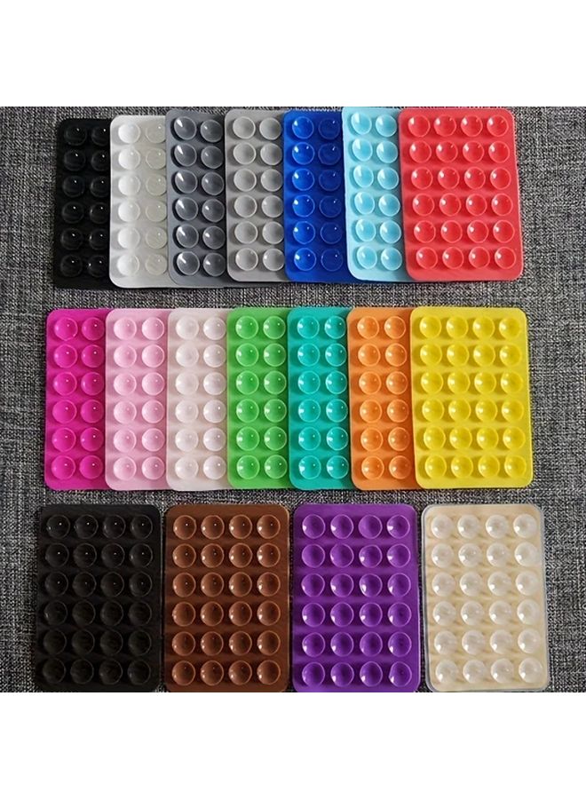 وسادة شفط مزدوجة زرقاء قوية اللاصقة حامل هاتف مرن قابض غير منزلق إكسسوارات جوال - Image 3