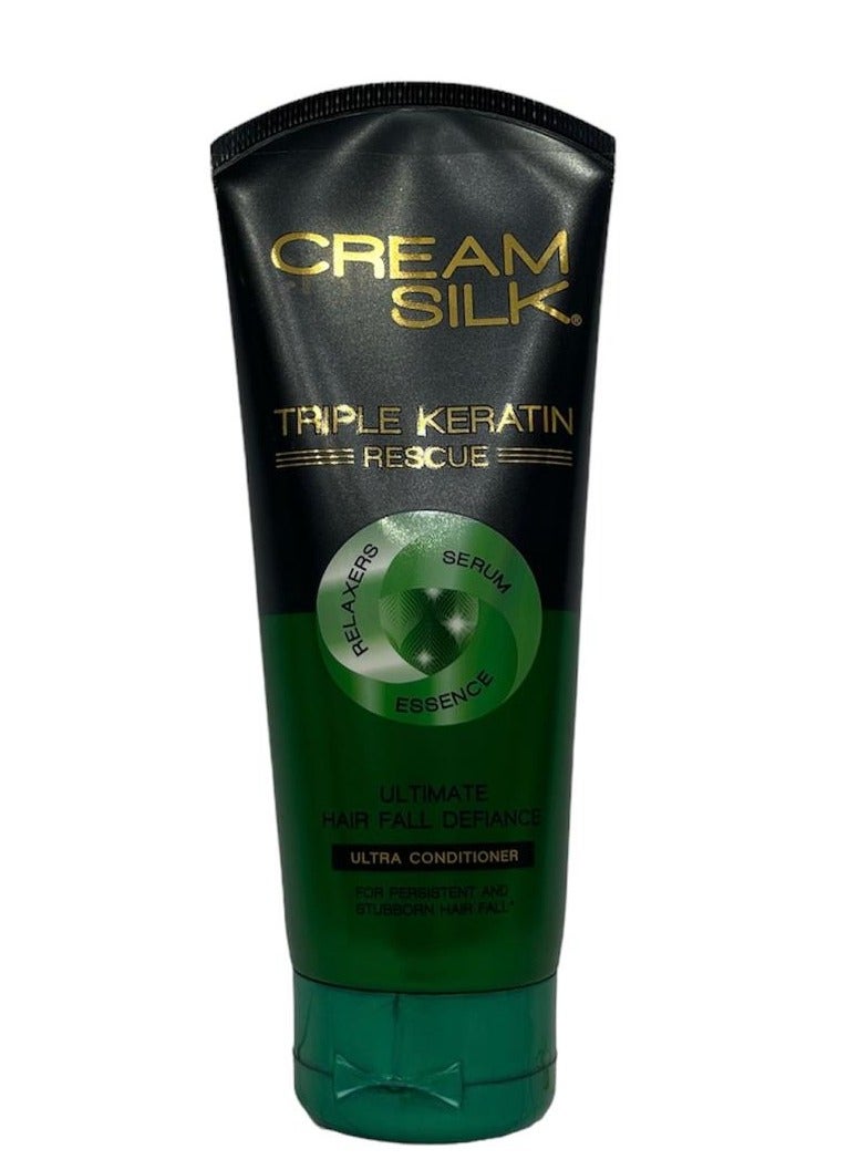 Cream Silk Triple Keratin Ultimate Hair fall Defiance Conditioner 170ml - Image 1