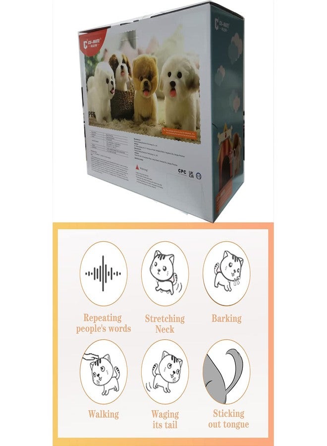 CU-MATE Electronic Interactive Ragdoll Cat - Realistic Handmade Toy with Walking, Barking, Wagging Tail & Talking - Robotic Pet Toy for Toddler Kids - Image 2