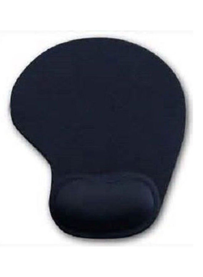 2-Piece Touch Me Mouse Pad With Gel Wrist Support Black - Image 2