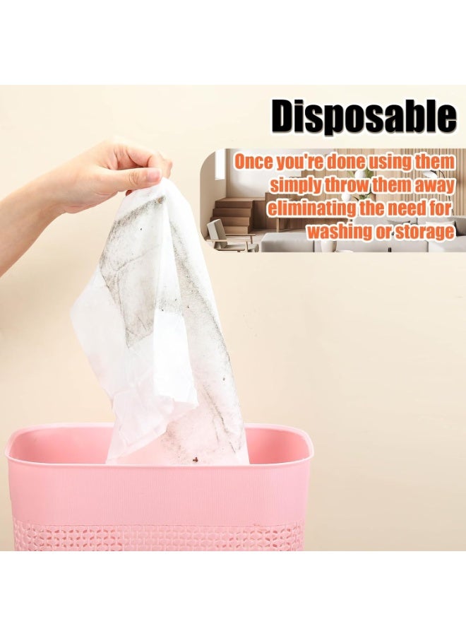 XL Wet Mop Pads 21 x 40 cm – 20 Counts Disposable Mop Cloths, Compatible with Sweeper, Ideal for Hardwood, Wood, Tile, and Multi-Surface Cleaning - Image 2