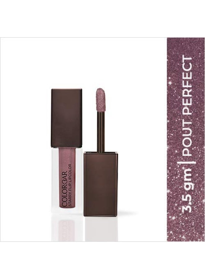 Colorbar Starry Flip Lip Color, Matte Finish - Pout Perfect, Pink, 3 g | Highly pigmented | Smotth texture| Long lasting and lightweight - Image 3