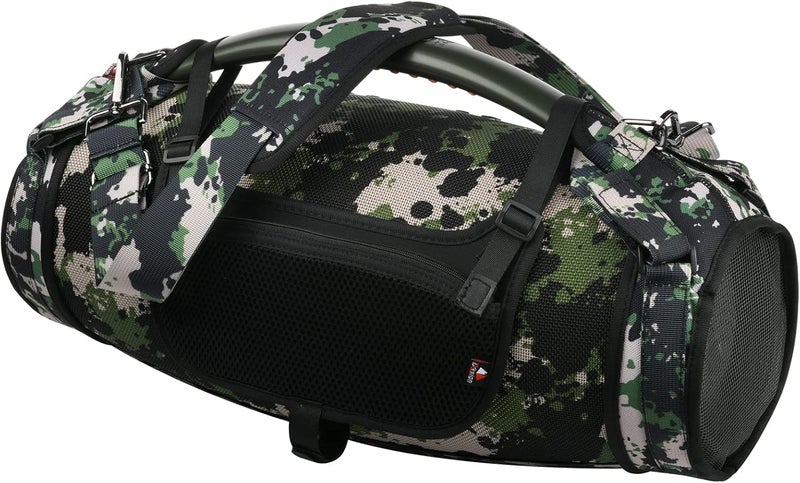 TXesign Travel Carrying Strap for JBL Boombox 3/Boombox 3 Wi-Fi Waterproof Portable Speaker, Shoulder Strap with Two Side Covers Travel Carrying Pouch for JBL Boombox 3 (Camo) - Image 5