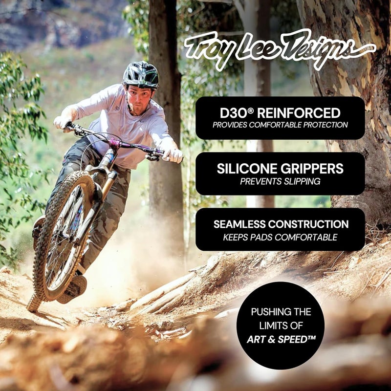 TLD Troy Lee Designs Speed Adult Knee Guard BMX Body Armor - Black - Image 3