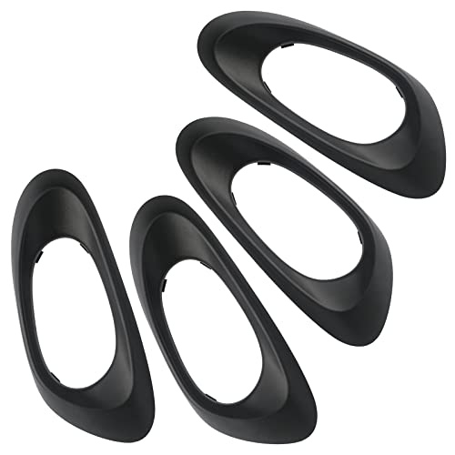 APPERFiT Interior Door Handle Bezel Trim Cover (4pcs) Compatible with Chevy Trailblazer 2002-2009 Replaces 15214501 15214502 15214506 15214507 - Image 1