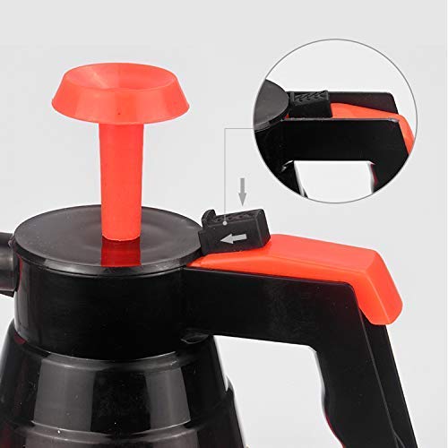 YUVCON Spray Bottle for Plants, Gardening Water Pump Sprayer with 2 Liter Capacity, Works in Jet & Sprinkle Mode, Pressure Pump (2 Litre Red) - Image 5