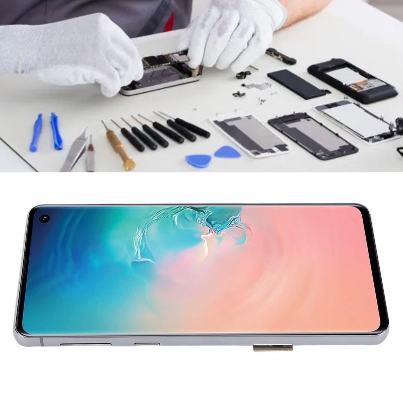 6.1 Inch Display Screen for S10 TFT Phone Screen with Frame Digitizer Assembly Repair Tool Kit - Image 4