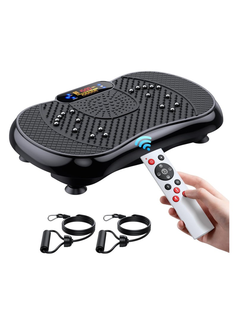 Fitness Vibration Plate | Ultra-Thin Body Slimmer Machine  99-Speed Levels, 3 Workout