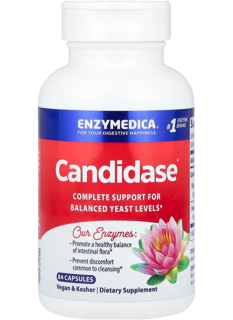 ENZYMEDICA Candidase, 84 Capsules 