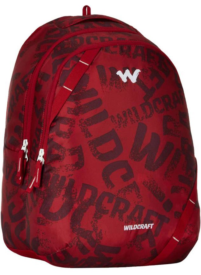 WILDCRAFT - Wildcraft Typo Grung Bravo 35 Backpack Red - Image 1