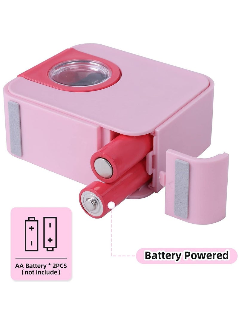 KASTWAVE Electric Pencil Sharpener, Portable Pencil Sharpeners Battery Operated with Tungsten Steel Blade, Kids Pocket Sharpener Fit to 6-8mm No.2 and Colored Pencils, for School Office Home Pink - Image 5