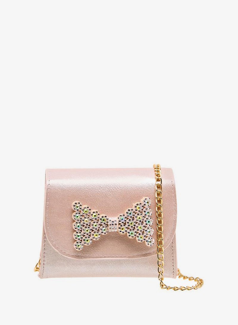 Flora Bella By Shoexpress Crossbody Bag with Chain Strap - Image 1