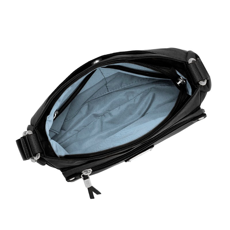 Baggallini womens Uptown Bagg With Rfid Wristlet Handbags, Black, One Size US - Image 4