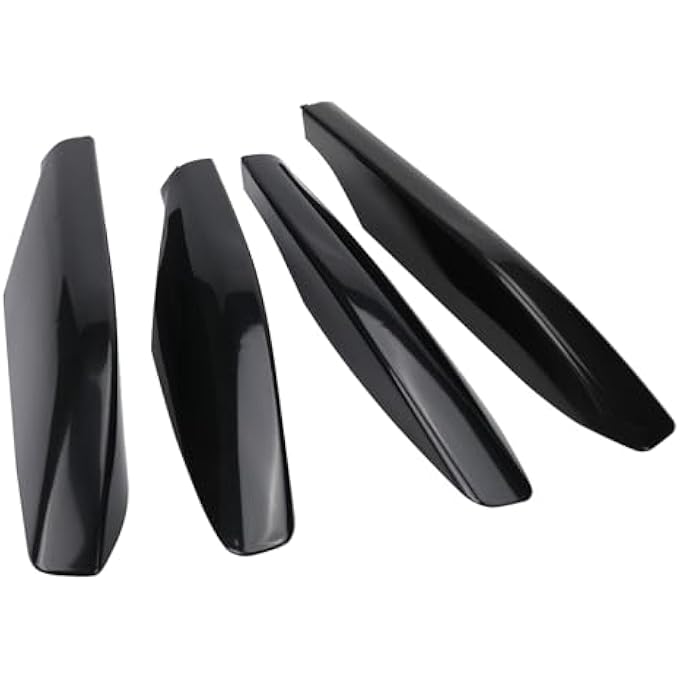 rayihni غطاء نهاية ساق سكة السقف 4 قطع متوافق مع تويوتا لاند كروزر برادو 120 ليكزس GX470 2003-2009، غطاء نهاية سكة الأمتعة على السقف، يستبدل OE# (أسود) - Image 2