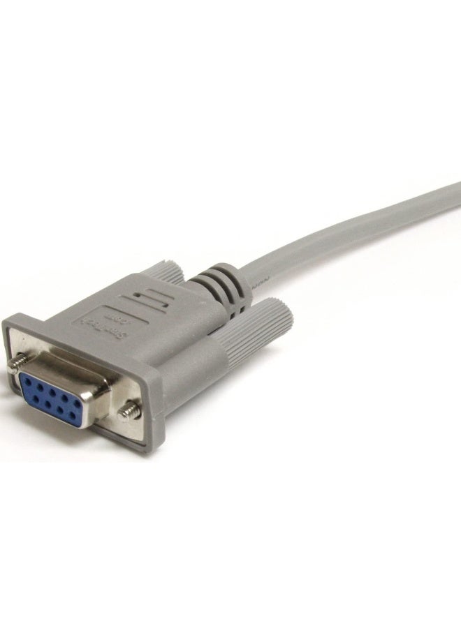 StarTech.com 6ft Straight Through Serial Cable - DB9 M/F (MXT100) Gray - M/F - Image 4