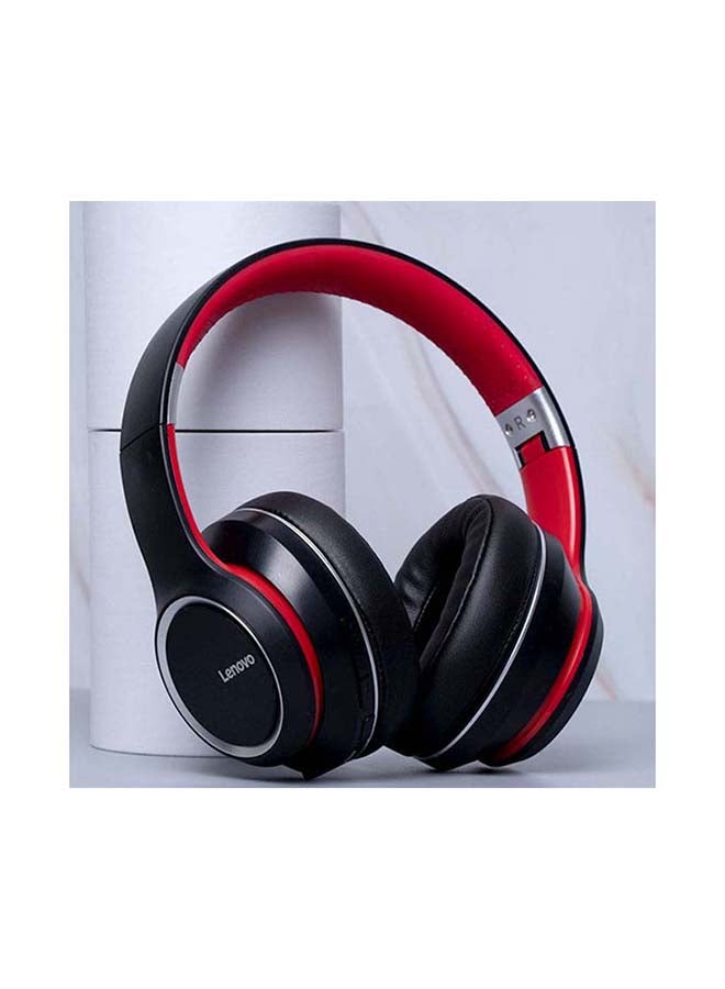 Lenovo HD200 BT Over-Ear Headphone Black/Red - Image 3