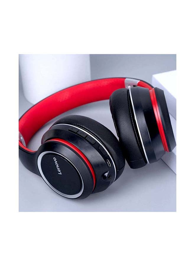 Lenovo HD200 BT Over-Ear Headphone Black/Red - Image 5