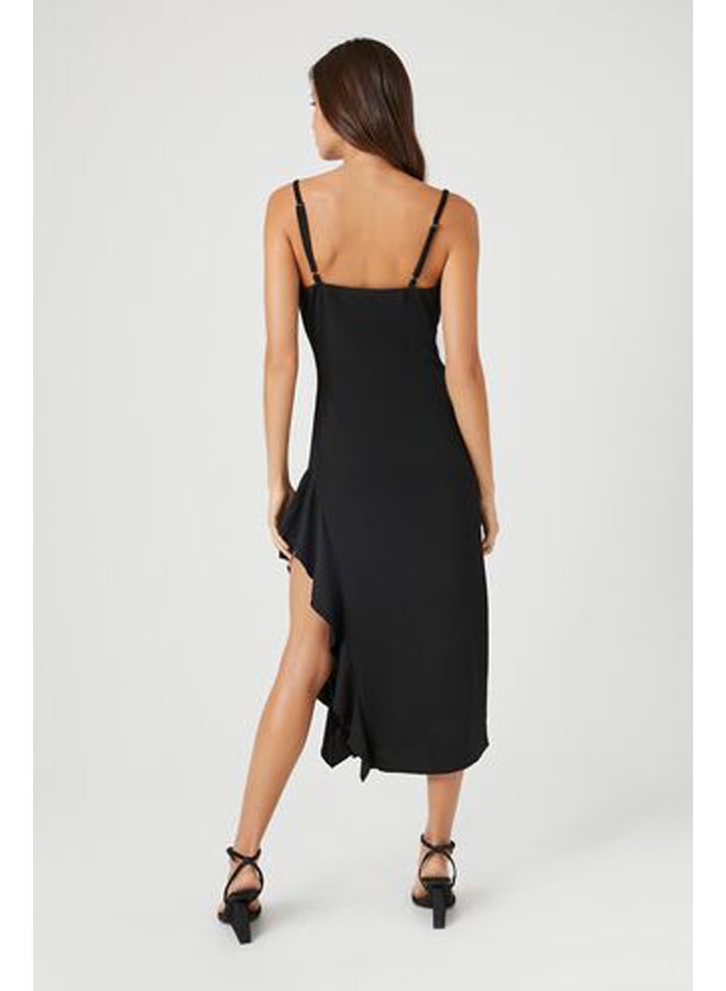 FOREVER 21 Asymmetrical Cowl Midi Dress  - Image 3
