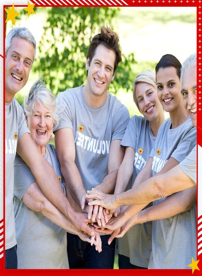 تونديامو مجموعة تونديمو من 18 قطعة من دبابيس طية صدر السترة للعمل التطوعي، دبابيس ذهبية مميزة للمتطوعين المتميزين، دبابيس ذهبية للحقائب، هدايا تقديرية - Image 5