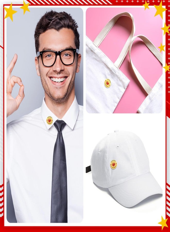 تونديامو مجموعة تونديمو من 18 قطعة من دبابيس طية صدر السترة للعمل التطوعي، دبابيس ذهبية مميزة للمتطوعين المتميزين، دبابيس ذهبية للحقائب، هدايا تقديرية - Image 3