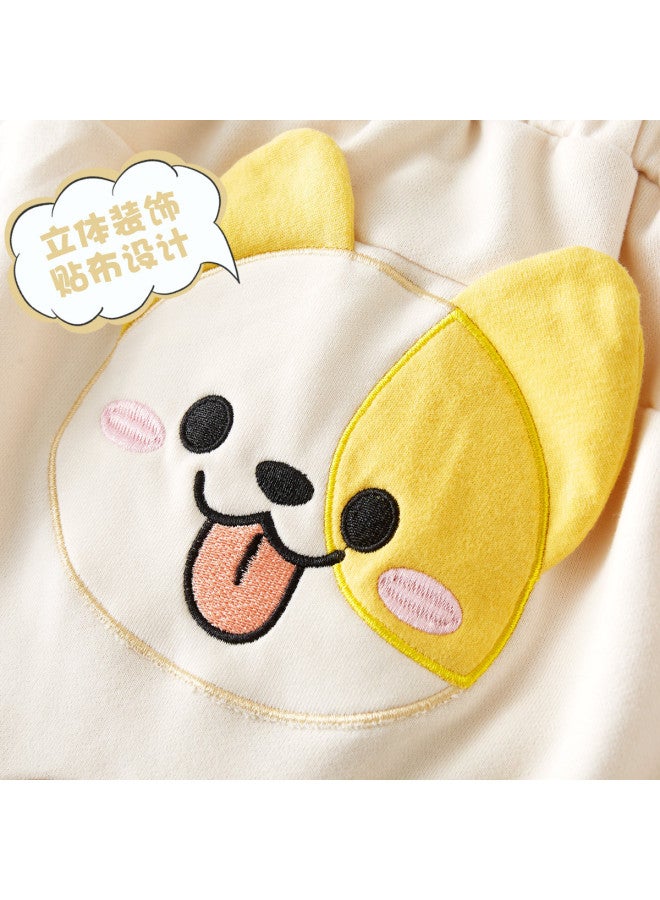 Doxiluka Baby Big Bottom Pants Spring/autumn Outing Toddler Sweatpants Kids' Fall Clothes Cartoon Puppy Cute Casual Pants - Image 4