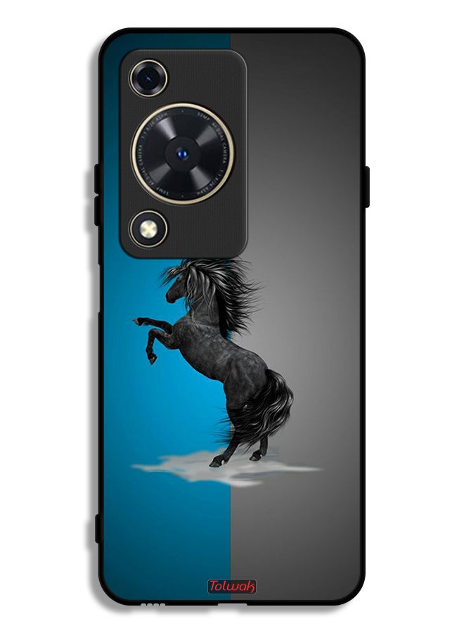 Tolwak Huawei Nova Y72S Protective Case Cover Horse Art