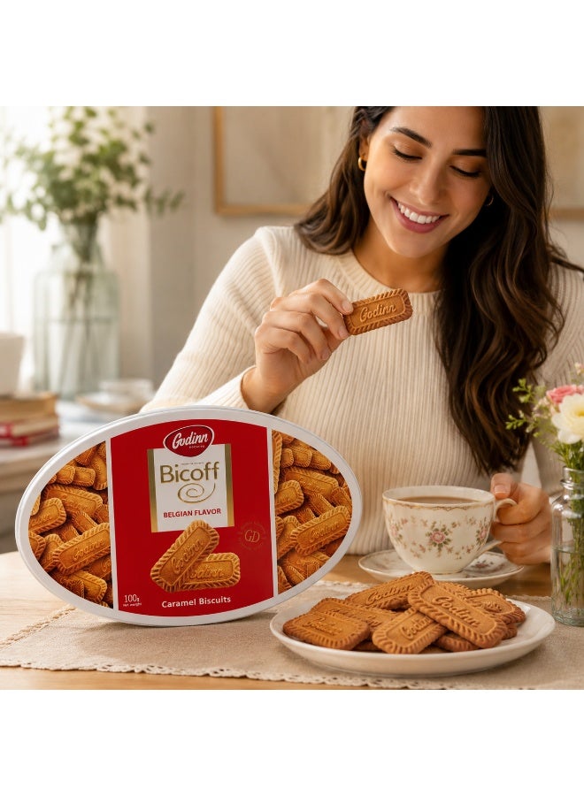 Godinn Bicoff Belgian Flavor Caramel Biscuits 100g - Image 5