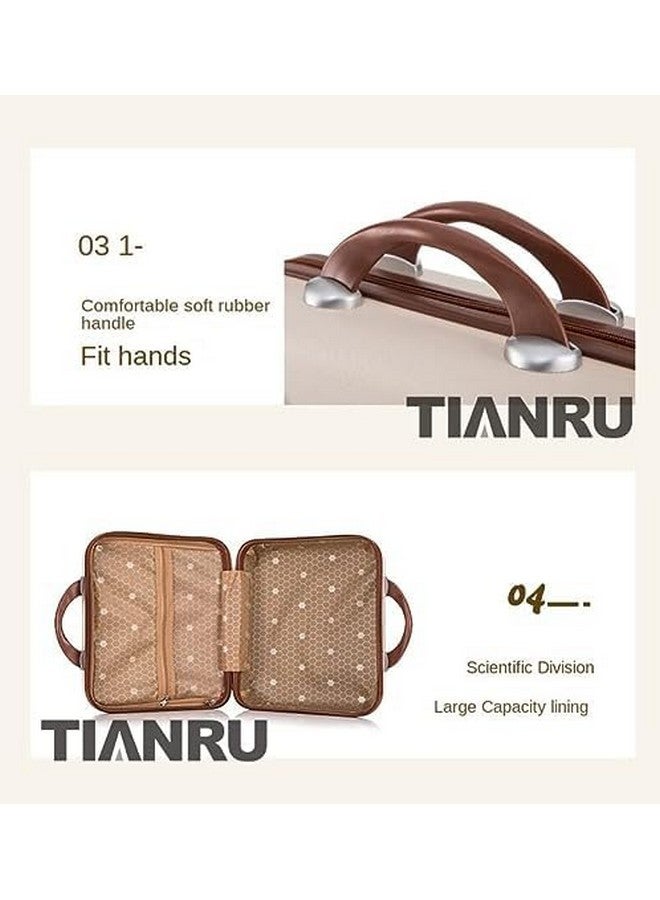 IMUU IMUU Mini 3D Bear Hand Luggage Cosmetic Bag with Handle, Portable, Waterproof, Storage Cosmetic Box with Lock Password Bag, Cosmetic Bag with Zipper, Cosmetic Clip-on Function for Women Girl - Image 5