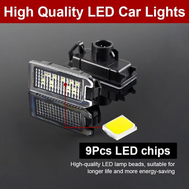 DEMULAX LED License Plate Lights for Fiat and Maserati - Image 2