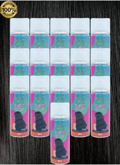 ROVAL 16 Pieces Roval Temporary Hair Color Spray Black  - Image 1