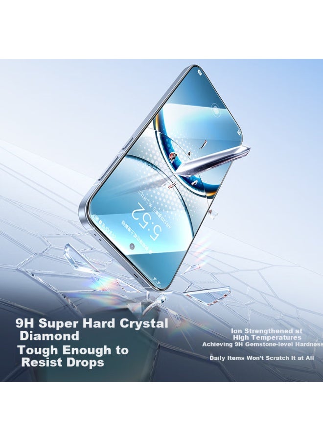 Smartdevil Tempered Glass Screen Protector For Oneplus Ace 5/5 Pro, Dust-free Installation Tool, Fingerprint Unlock Compatible, Hd Anti-shatter Anti-fingerprint Protective Film, 2-pack - Image 3