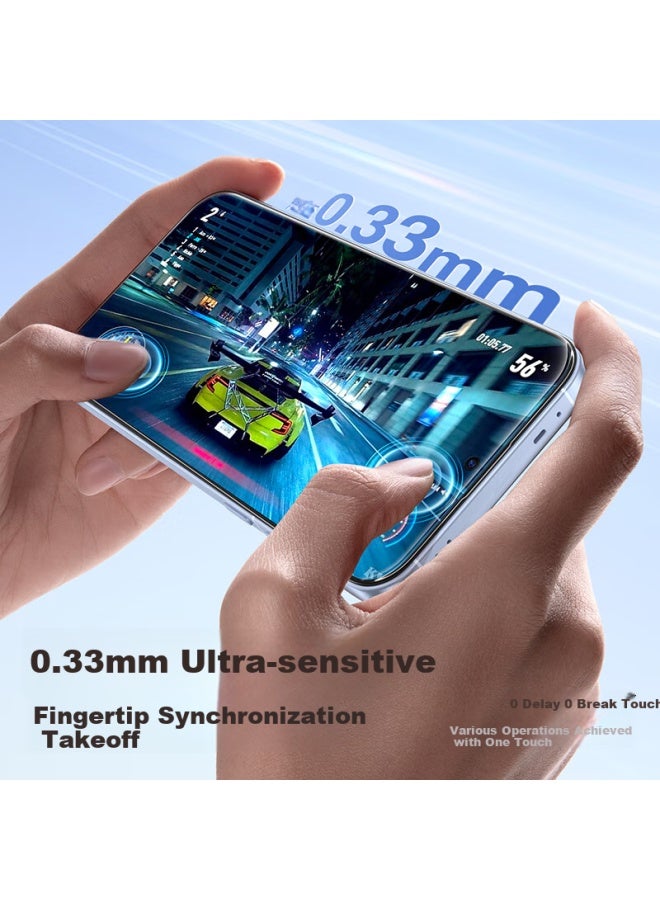 Smartdevil Tempered Glass Screen Protector For Oneplus Ace 5/5 Pro, Dust-free Installation Tool, Fingerprint Unlock Compatible, Hd Anti-shatter Anti-fingerprint Protective Film, 2-pack - Image 4