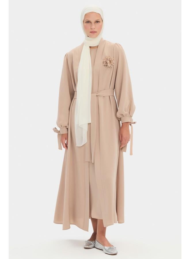 جون عباية مطرزة بتفاصيل حجرية نسائية من جوني - Image 1