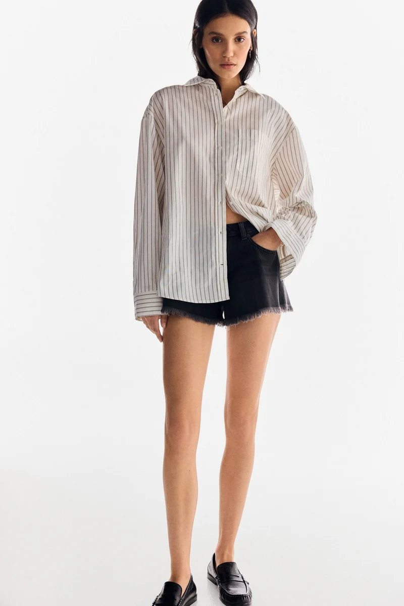 H&M Oversized cotton shirt