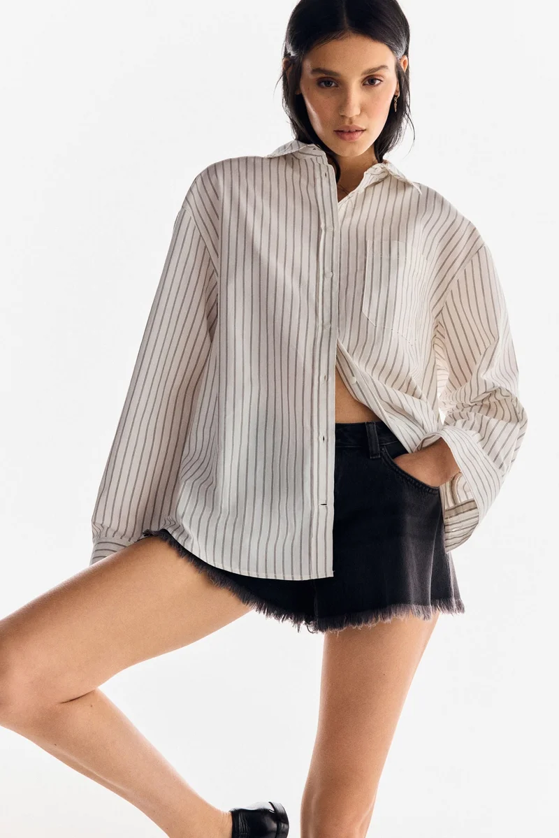 H&M Oversized cotton shirt