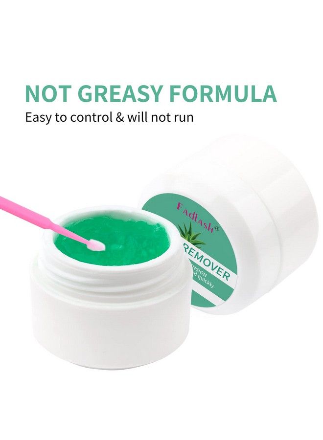 FADLASH Lash Remover For Professional Eyelash Extensions Dissolves Powerful Cream Lash Remover Low Irritation Lash Extension Remover Eyelash Glue Remover For Salon 5G (Aloe) - Image 4