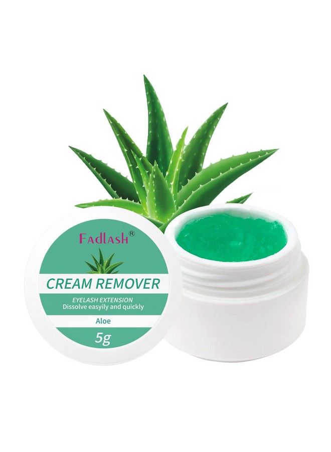 FADLASH Lash Remover For Professional Eyelash Extensions Dissolves Powerful Cream Lash Remover Low Irritation Lash Extension Remover Eyelash Glue Remover For Salon 5G (Aloe) - Image 1